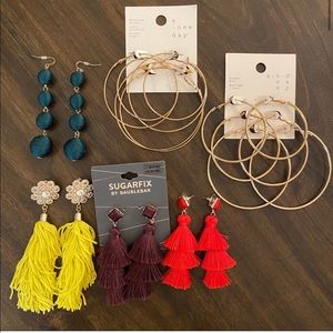 * reserved * bundle of earrings